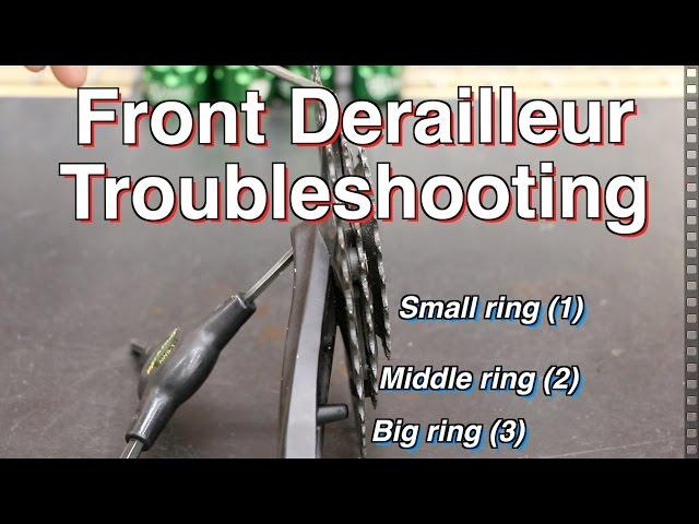 How To Troubleshoot a front derailleur on your own.