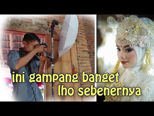 Motret Wedding hasil maksimal walau Sederhana