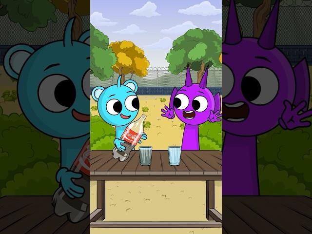Abracadabra focus with Coca Cola! Sky & Durple  #sprunki