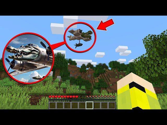 Я НАШЕЛ БОМБАРДИЛО КРОКОДИЛО В МАЙНКРАФТ BOMBARDILO CROCODILO БРЕЙНРОТ ЖИВОТНЫЕ В MINECRAFT SCP