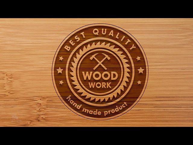 how to make wood work logo design in Adobe illustrator||Rasheed RGD