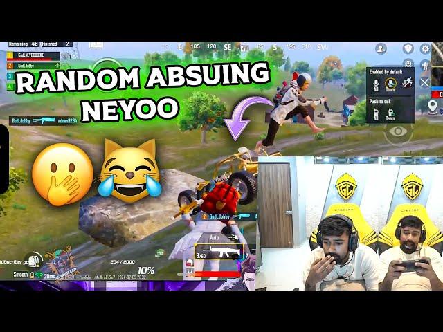 RANDOM PLAYER ABUSING NEYOO IN BGMI 