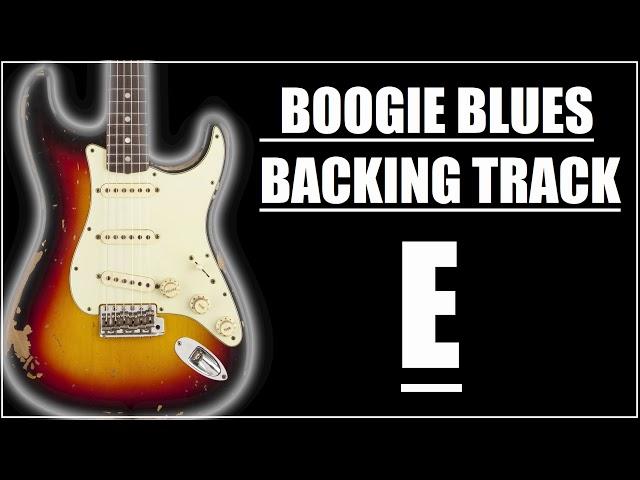 Boogie Blues Backing Track in E