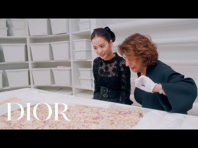 JISOO's exclusive tour of the Dior archives