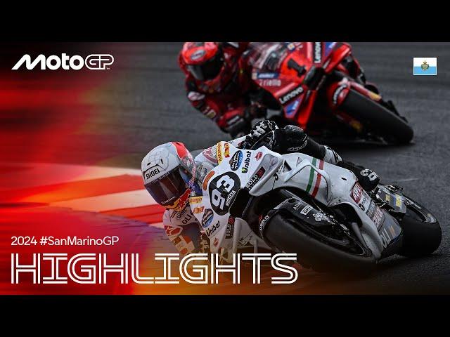 MotoGP™ Race Highlights  | 2024 #SanMarinoGP