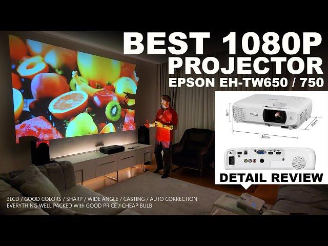 Epson EH TW650 / TW750 Could Be Best 1080P Projectors for Money