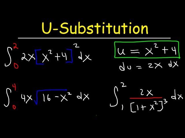 U-substitution With Definite Integrals