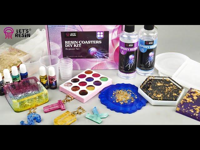 LET'S RESIN Resin Starter Kits, Resin Crafts Tutorial for Beginner