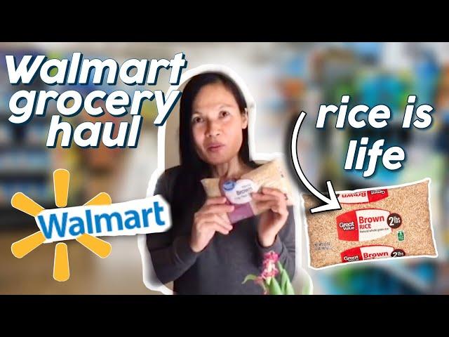 Walmart grocery haul | comparing prices of goods between America and Philippines