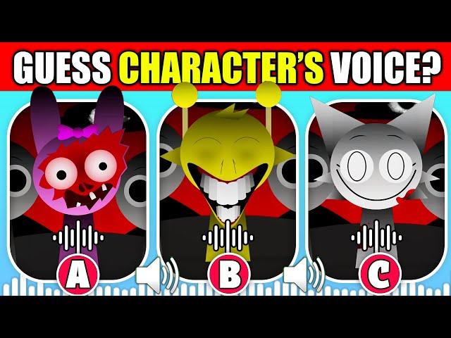  Guess The HORROR Incredibox Sprunki Characters by their VOICE!? | Pinki, Simon, Wanda