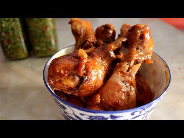 The practice of delicious chicken drumsticks