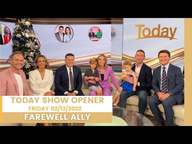 TODAY Show Mega-Montage - FAREWELL ALLY - December 2 2022