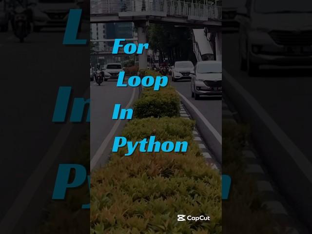 For Loop  In Python #python