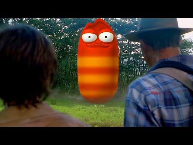 Red Larva in Jurassic Park (oi oi oi)