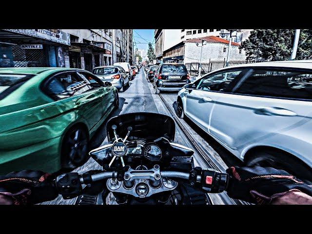 Yamaha Fazer Rush Hour [Exhaust Sound]