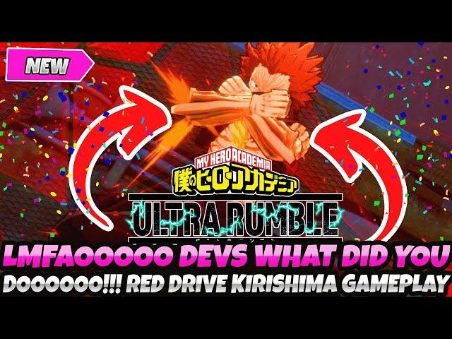 *LMFAOOOOOOO DEVS, WHAT DID YOU DOOOOOOO!?* RED DRIVE KIRISHIMA GAMEPLAY (My Hero Ultra Rumble