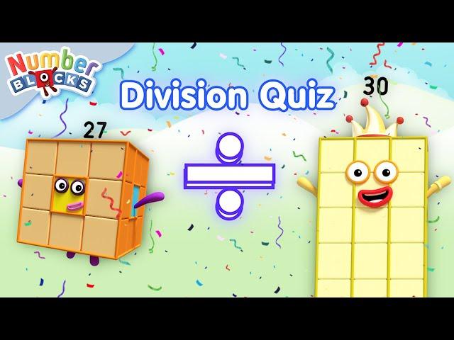 Division Number Magic Quiz | Learn to Count | @Numberblocks
