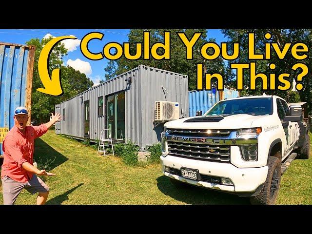 Turning A Shipping Container Into A Home! Could You Live Here?