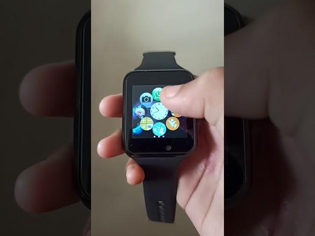 my son's new smartwatch A1 Android 4G smart watch camera quality most worth smartwatch