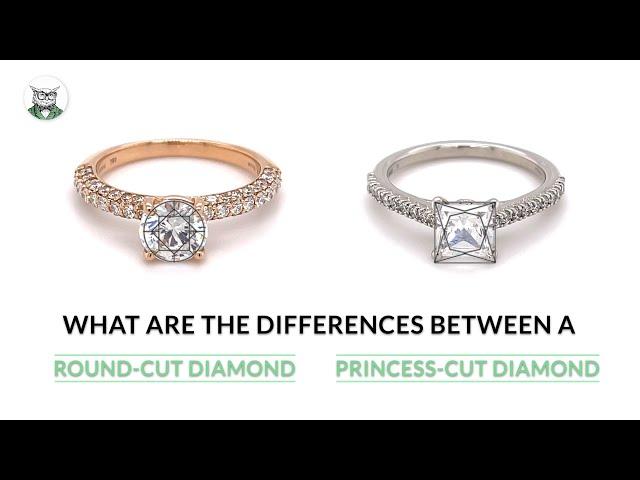 Round-Cut Diamond VS Princess-Cut Diamond