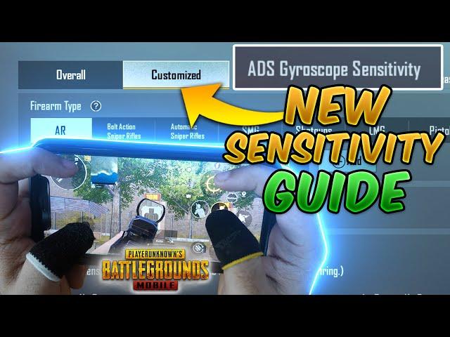 New Custom Sensitivity Guide/Tutorial (PUBG MOBILE 1.5 UPDATE) ADS Gyroscope Sensitivity Settings