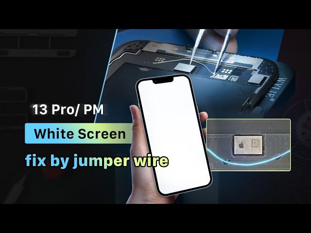 A Common Solution to iPhone 13 Pro/Pro Max White and Green Screen: Jumping Wire