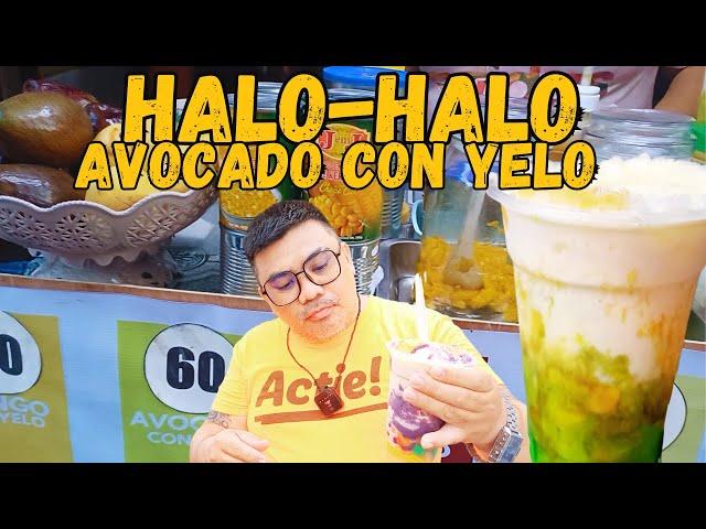 HALO-HALO at AVOCADO CON YELO sa mga Kanto sa Pateros Super Sarap ngayon Taginit.