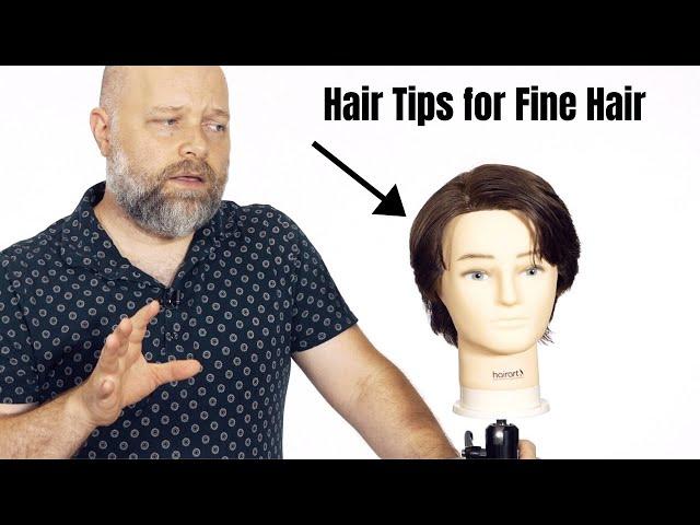 Hair Tips for Fine Hair - TheSalonGuy