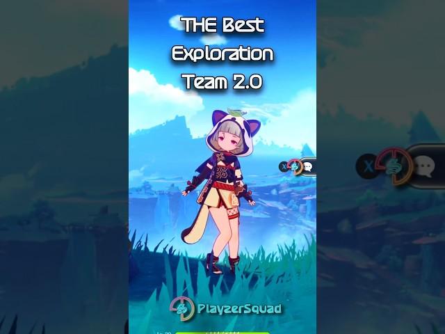 Best Exploration Team - Genshin Impact #shorts #sayu #wanderer #keqing #kokomi #playzersquad #phonk