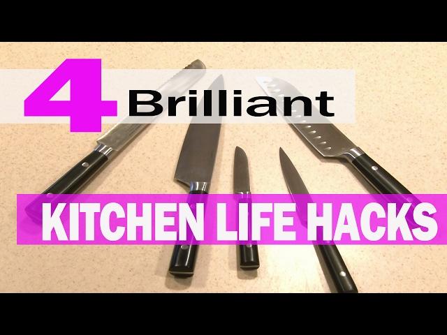 4 Brilliant Kitchen LIFE HACKS!