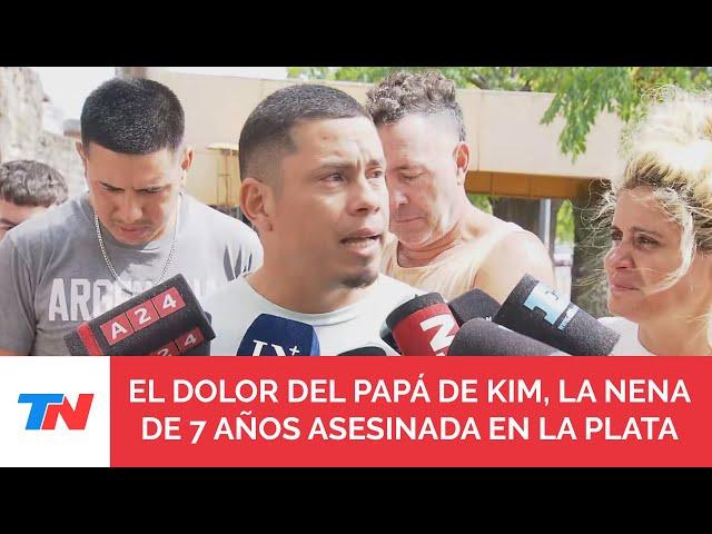 El desgarrador testimonio del papá de Kim, la nena asesinada en un robo La Plata: “Nos destrozaron”