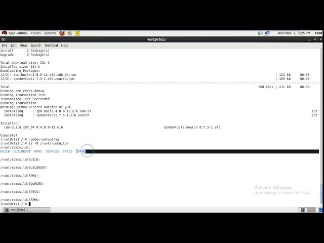 How to Build RPM Package from Source Code on Linux step by step .