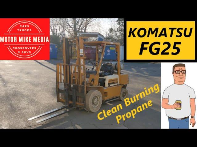 Komatsu FG25 Forklift Powered By Nissan & Clean Burning Propane! #forklift #nissan #komatsu