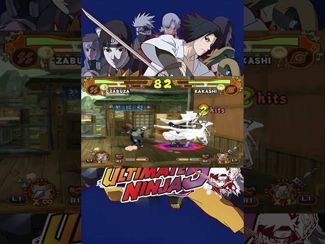 Zabusa vs Hatake Kakashi - Naruto Shippūden: Ultimate Ninja 5