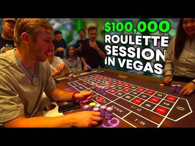 $100,000 ROULETTE SESSION AT THE RED ROCK CASINO IN VEGAS!