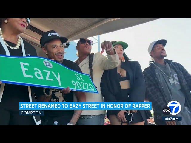 Eazy Street: Compton renames street after late rapper Eazy-E