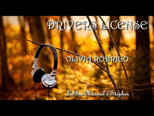 DRIVERS LICENSE - Olivia Rodrigo