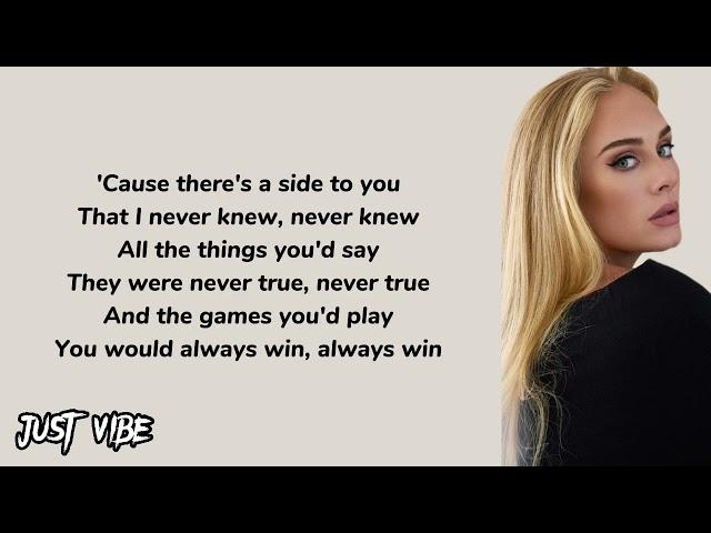 Set Fire to the Rain - Adele (Lyrics)