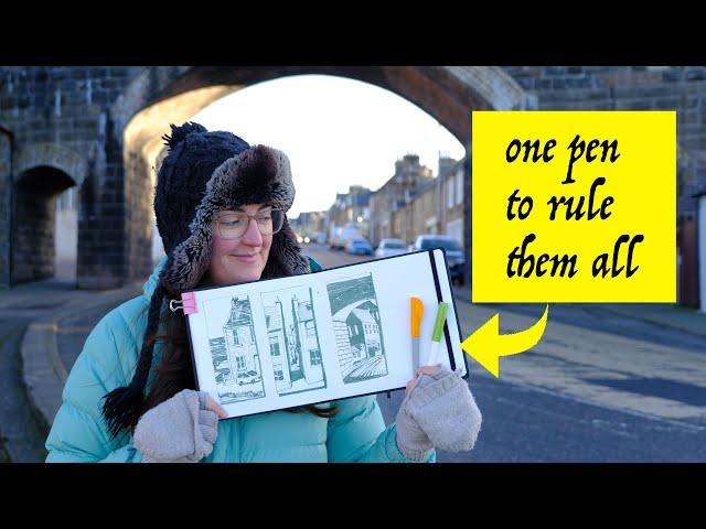 This pen is a game changer!  Urban Sketching (Scotland)