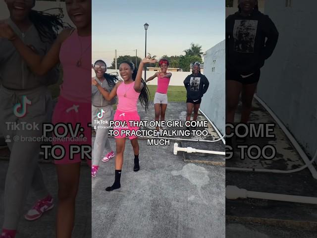 THAT ONE GIRL COME TO PRACTICE TALKING TOO MUCH!!! #dance #400k #kendalledabrat #prank