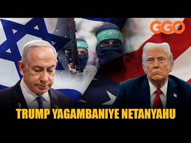 TRUMP YAGAMBANIYE NETANYAHU AJYA KWIVUGANIRA NA HAMAS|PALESTINE IZIGENGA VUBA|TRUMP NTASANZWE