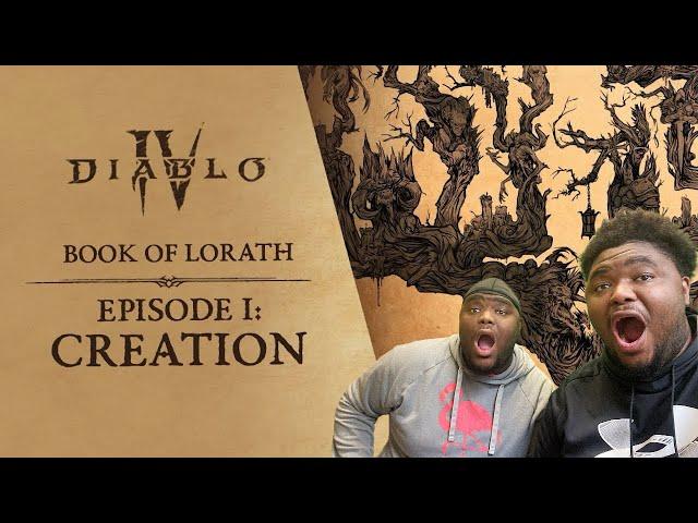 (Twins React) to Diablo IV | Book of Lorath - Episode 1: Creation - REACTION