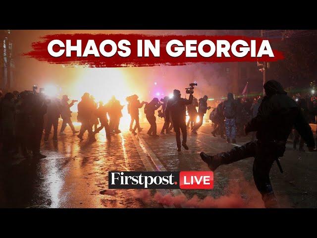 Georgia Protests LIVE: Protesters Continue to Clash with Police After Government Suspends EU Bid