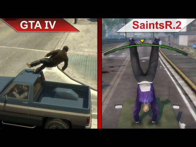 THE BIG COMPARISON 2 | GTA IV vs. Saints Row 2 | PC | ULTRA