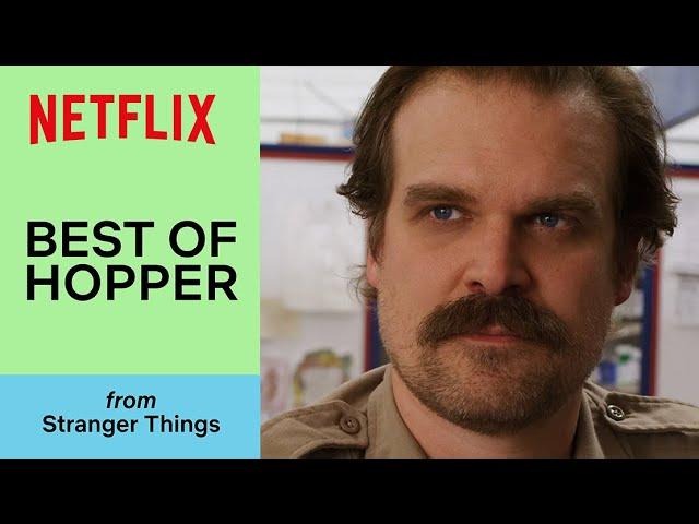 All of Hopper’s Best Moments in Stranger Things | Netflix