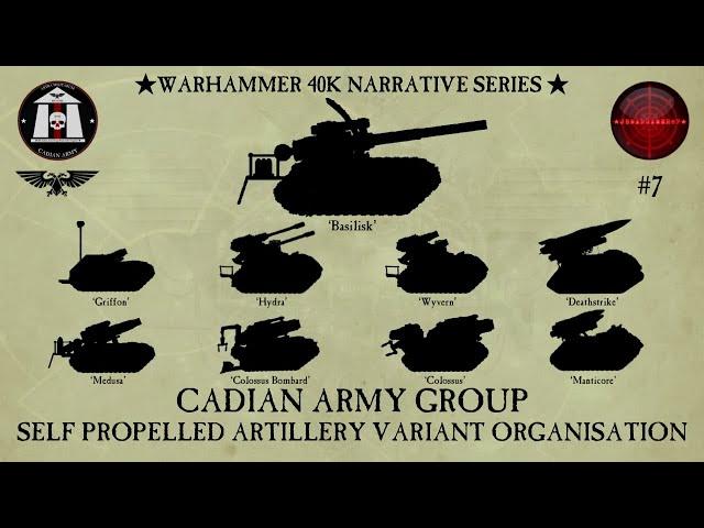 Astra Militarum Self Propelled Artillery Unit Organisation & Insignia Warhammer 40K Lore Series Pt:7