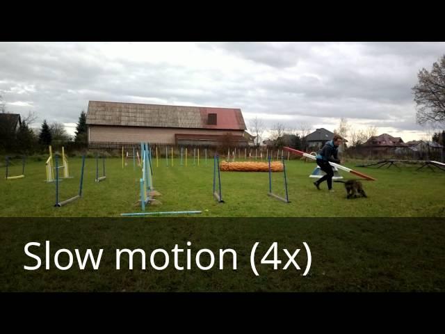 Equal distance slow motion