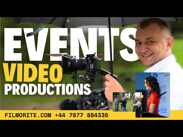 Professional VIDEO Production Services for Your NEXT EVENT in the UK