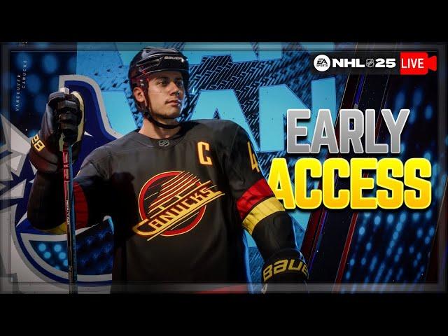 VERTICAL LIVE! - NHL 25 EARLY ACCESS!! + NHL 25 GIVEAWAY