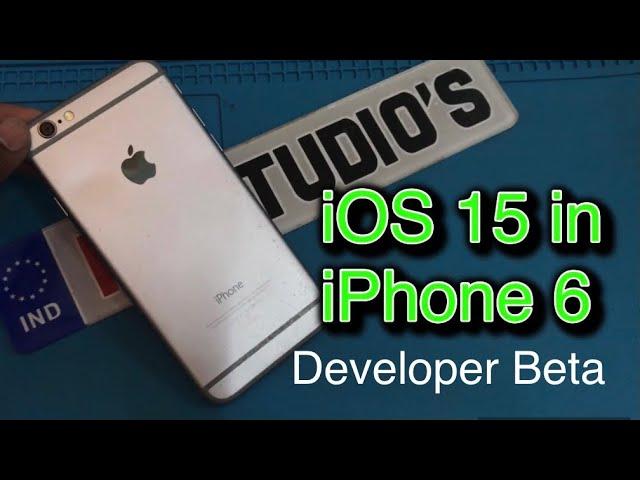 iOS 15 developer Beta in iPhone 6 | ASMR | HD | RK Studio’s